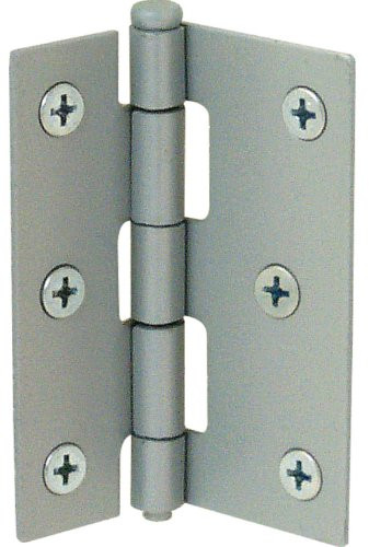 Prime-Line Products K 5038 Screen Door Hinge Steel, Grey,(Pack of 2)