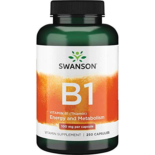 Swanson Vitamin B-1 Thiamin 100 Milligrams 250 Capsules