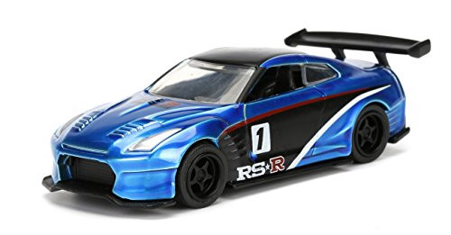Jada 1/64 Metal JDM TUNERS 2009 Nissan GT-R (R35) Ben Sopra Blue Diecast Toy Car In Blister Pack