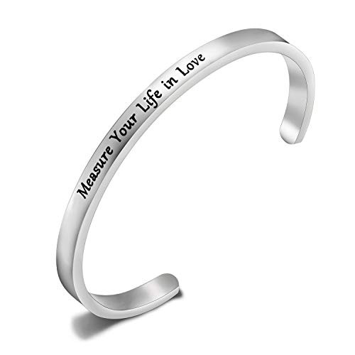 CENWA Rent Season of Love Gift Measure Your Life In Love Cuff Bracelet Rent Inspired Broadway Musical Jewelry Gift Measure Your Life cuff S CENWA Rent Season of Love Gift Measure Your Life In Love Cuff Bracelet Rent Inspired Broadway Musical Jewelry Gift Measure Your Life cuff S