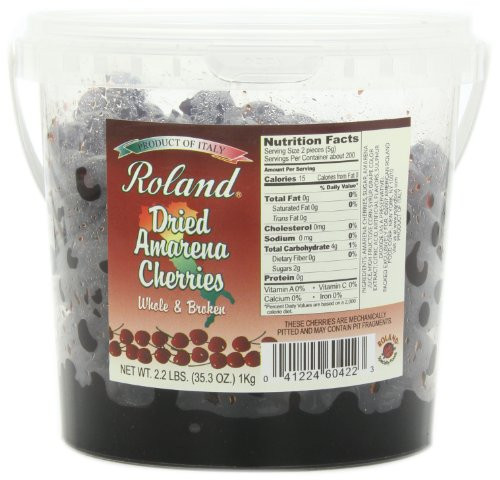 Roland Cherries Dried Amarena in Syrup 35_3 Ounce