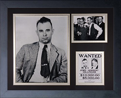 Legends Never Die John Dillinger Collage Photo Frame 11 x 14 Legends Never Die John Dillinger Collage Photo Frame 11 x 14