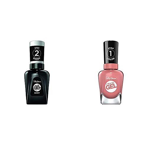 Sally Hansen Miracle Gel Nail Polish Top Coat 0_5 Ounce   Sally Hansen Miracle Gel Nail Polish Mauve-Olous 0_50 Ounce