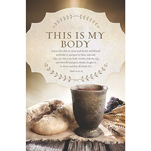 Bulletin - Communion - General Worship -This Is My Body - KJV Scripture - Package of 100