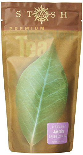 Stash Tea Organic Jasmine Green Loose Leaf Tea, 3.5 Ounce Pouch