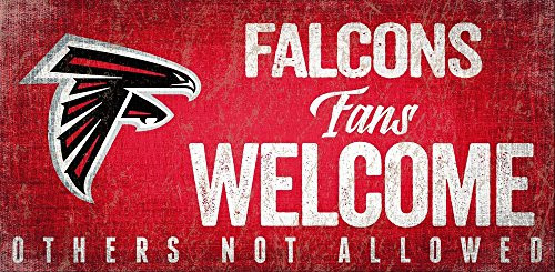 Fan Creations Atlanta Falcons Fans Welcome Sign Multi