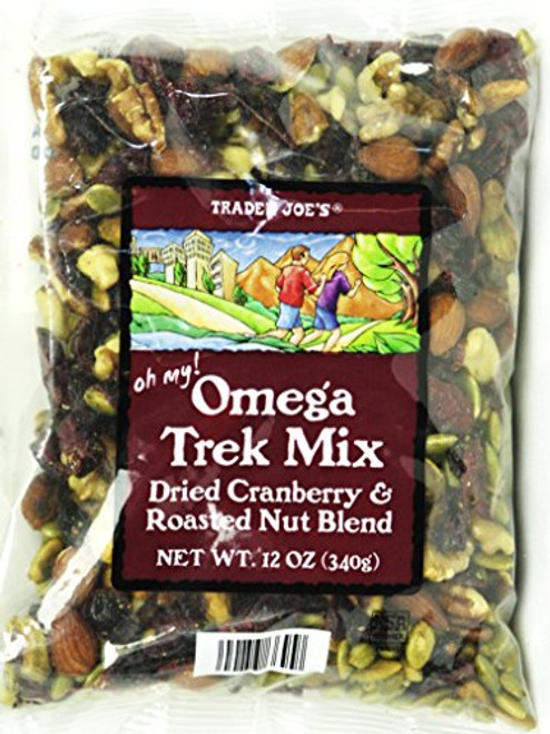 Trader Joes Omega Trek Mix with Dried Cranberries Roasted Nut Blend 12 Oz Trader Joes Omega Trek Mix with Dried Cranberries Roasted Nut Blend 12 Oz