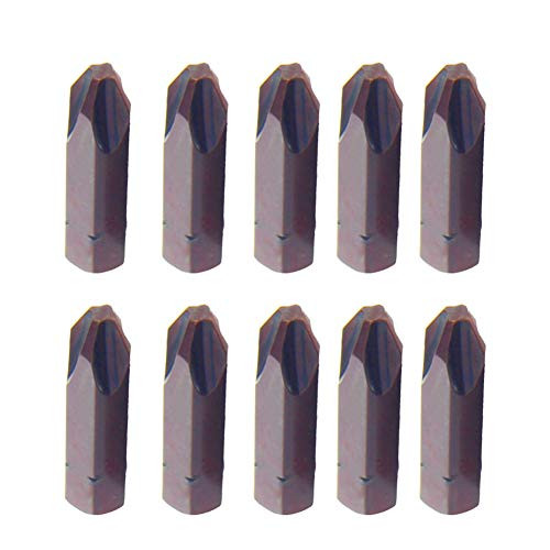 Utoolmart 10pcs Phillips Bits 516-inch 8mm Hex Shank 32mm Length Cross PH3 Magnetic Screw Driver CrV Screwdriver Bit