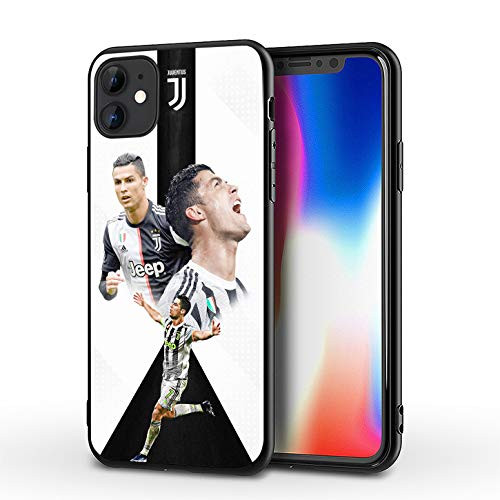 iPhone 11 CaseSports Silicone Bumper Frame and PC Back Cover Cases for iPhone 11 6_1 Ronaldo-J