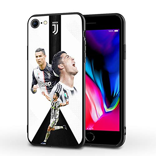 EMBCOD iPhone SE 2020 CaseiPhone 7 CaseiPhone 8 CaseSilicone Bumper Frame and PC Back Cover Cases for iPhone 78SE2020 4_7 Ronaldo-J