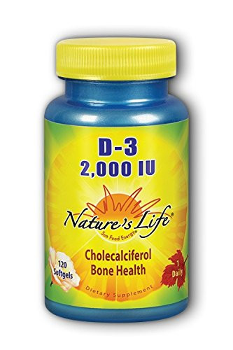 Vitamin D 2000 IU Natures Life 120 Softgel