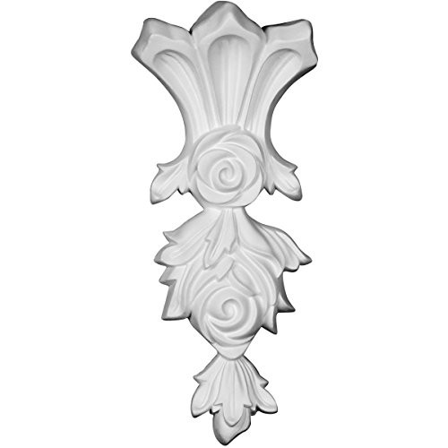 Ekena Millwork ONL05X10X02JU 4 1/2" W x 10 1/8" H x 2" P Juniper Onlay, Factory Primed White