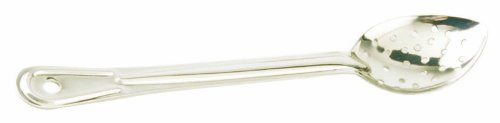Crestware SP15 15-Inch Stainless Steel Perforated Basting Spoon, 1 Silver