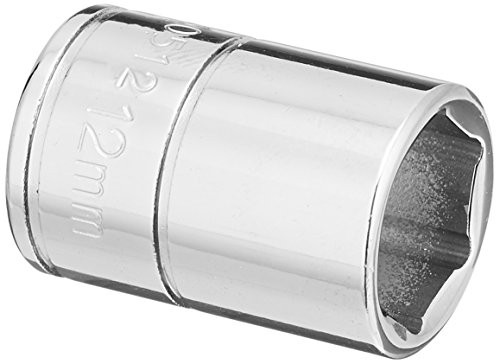 Williams 30512 12mm Shallow 6-Point Socket with 1/4-Inch Drive