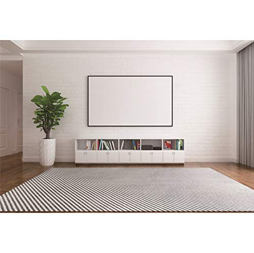 CSFOTO 6x4ft Living Room Backdrop Office Interior Room Decor Classic Style Plant Bookshelf Interior Decor Background for Photography Video Conferencing Background Live Video Decor Supplies