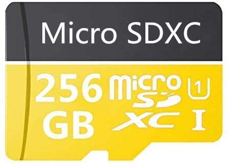 Micro SD Card 256GB Micro SD SDXC Card High Speed Class 10 Memory Card for Phone Tablet and PCs with Adapter A-256
