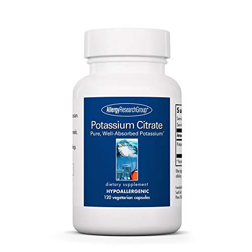 Allergy Research Group Potassium Citrate 120 Vegetarian Capsules