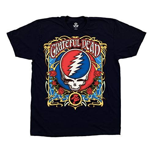 Liquid Blue Grateful Dead Steal Your Roses Short Sleeve T-Shirt Small