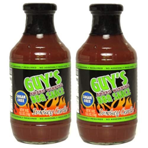 Guys Award Winning Sugar Free BBQ Sauce - 2 Pack - Smokey Garlic Guys Award Winning Sugar Free BBQ Sauce - 2 Pack - Smokey Garlic