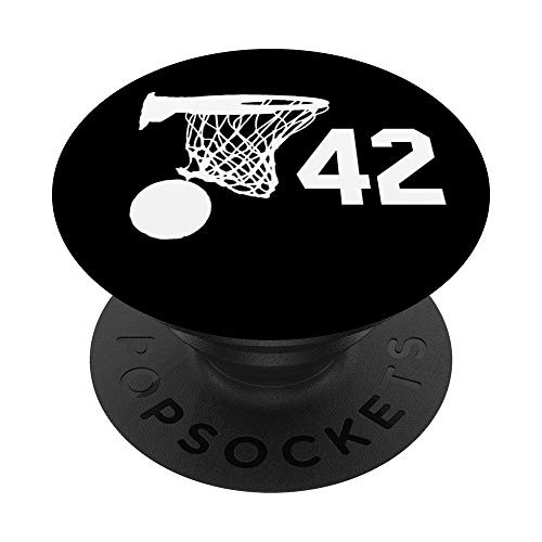 Number 42 Basketball Gifts for Men Boys Teens Women PopSockets PopGrip Swappable Grip for Phones Tablets Number 42 Basketball Gifts for Men Boys Teens Women PopSockets PopGrip Swappable Grip for Phones Tablets