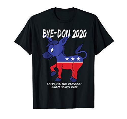 Bye-Don 2020 Biden Election Democratic US Flag Donkey T-Shirt Bye-Don 2020 Biden Election Democratic US Flag Donkey T-Shirt