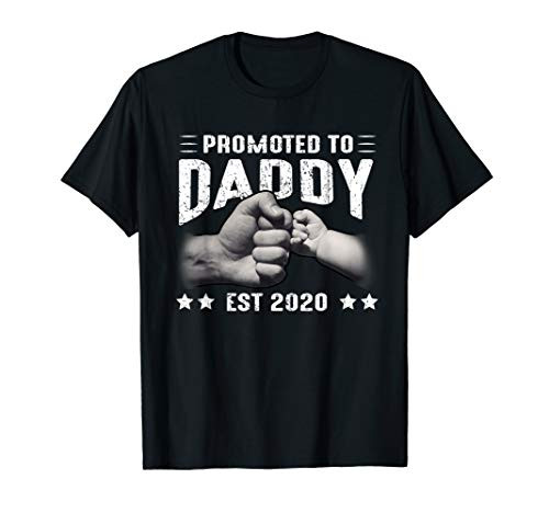 Mens Expecting New Dad Gift Soon To Be Promoted To Daddy 2020 T-Shirt