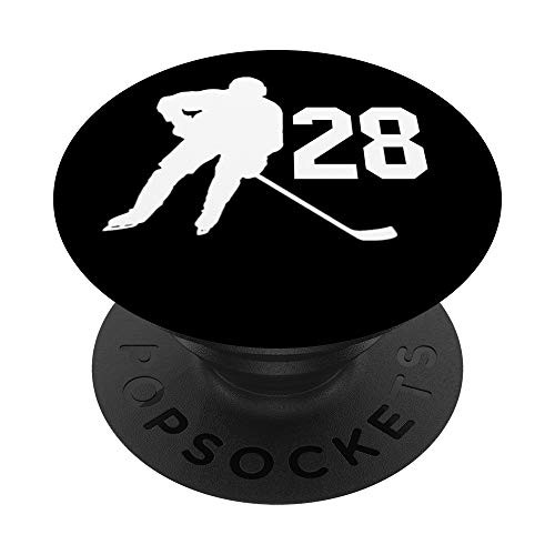 Number 28 28 Hockey Gifts for Men Boys Teens Women PopSockets PopGrip Swappable Grip for Phones Tablets Number 28 28 Hockey Gifts for Men Boys Teens Women PopSockets PopGrip Swappable Grip for Phones Tablets