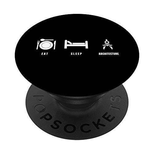 Eat Sleep Architecture PopSockets PopGrip Swappable Grip for Phones   Tablets