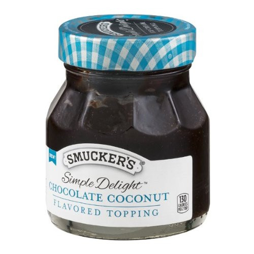 Smuckers Simple Delight Chocolate Coconut Flavored Topping 11_5 oz