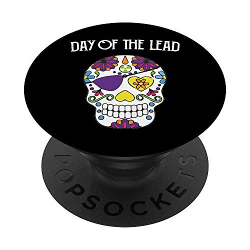 Sugar Skull Day of Lead Funny Radiology Tech X-Ray Skull PopSockets Grip and Stand for Phones and Tablets