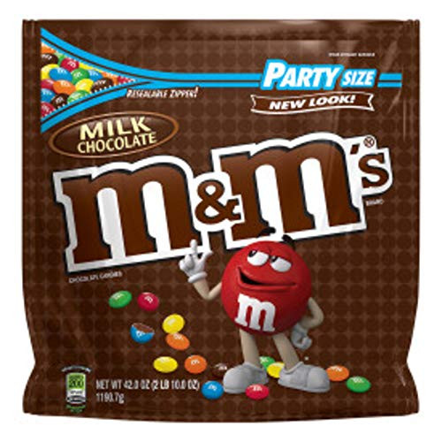 M&M'S Milk Chocolate Candy Party Size 42-Ounce Bag