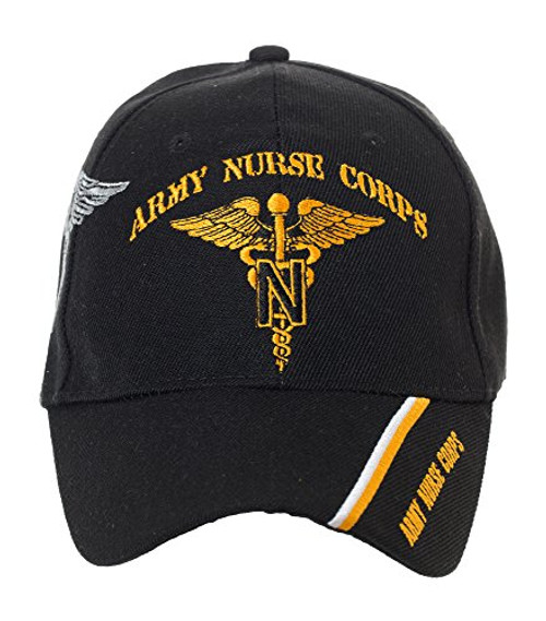 Artisan Owl Officially Licensed US Army Nurse Corps Embroidered Black Baseball Cap Artisan Owl Officially Licensed US Army Nurse Corps Embroidered Black Baseball Cap