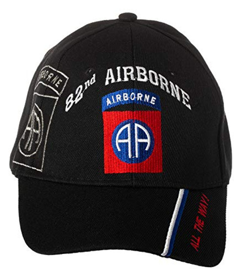 Artisan Owl Officially Licensed US Army 82nd Airborne Division All The Way Embroidered Adjustable Baseball Cap Black Artisan Owl Officially Licensed US Army 82nd Airborne Division All The Way Embroidered Adjustable Baseball Cap Black