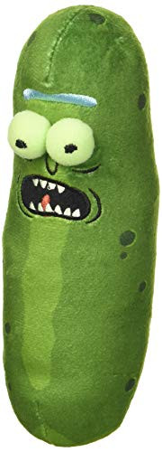 Funko Galactic Plushies: Rick and Morty - 7" Pickle Rick (Scared) Collectible Figure, Multicolor