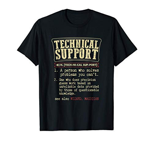 Tech Support Gift Funny Dictionary Definition T-Shirt