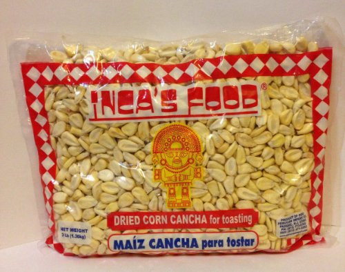 Incas Food Maiz Cancha Para Totar Dried Corn Cancha for Toasting Single Bag 3lb - Product of Peru