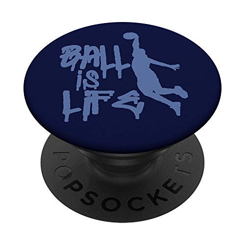 Ball Is Life Basketball Point Guard Team Gifts Memphis Blue PopSockets Grip and Stand for Phones and Tablets