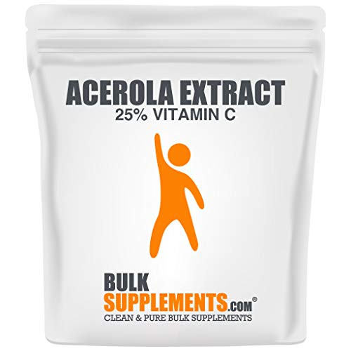 BulkSupplements_com Acerola Extract 25 Vitamin C 100 Grams - 3_5 oz - 200 Servings