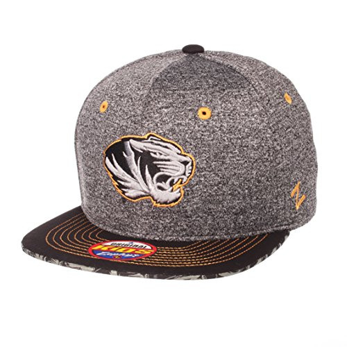 NCAA Zephyr Missouri Tigers Youth Prodigy Snapback Hat Youth Adjustable GrayTeam Color NCAA Zephyr Missouri Tigers Youth Prodigy Snapback Hat Youth Adjustable GrayTeam Color