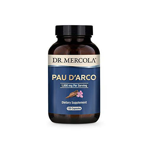Dr_ Mercola PAU dArco 60 Servings 120 Capsules Non GMO Soy-Free Gluten Free