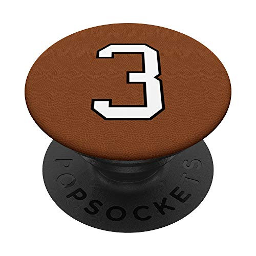 Football Number 3 Jersey Uniform Gift Player Men Boys PopSockets Grip and Stand for Phones and Tablets Football Number 3 Jersey Uniform Gift Player Men Boys PopSockets Grip and Stand for Phones and Tablets
