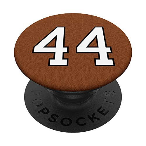 Football Number 44 Jersey Uniform Gift Player Men Boys PopSockets Grip and Stand for Phones and Tablets Football Number 44 Jersey Uniform Gift Player Men Boys PopSockets Grip and Stand for Phones and Tablets