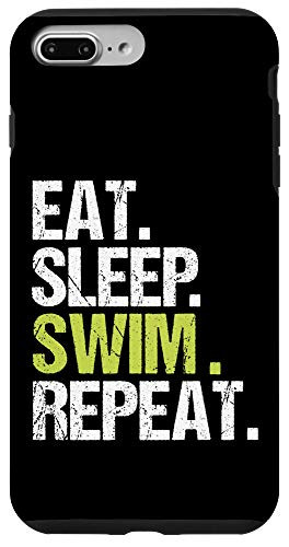 iPhone 7 Plus8 Plus Eat Sleep Swim Repeat Swimmer Lover Christmas Gift Case