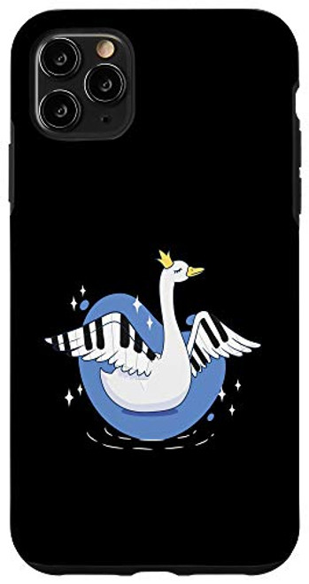 iPhone 11 Pro Max Swan Musical Keys Bird Music Piano Pianist Girl Sweet Gift Case iPhone 11 Pro Max Swan Musical Keys Bird Music Piano Pianist Girl Sweet Gift Case