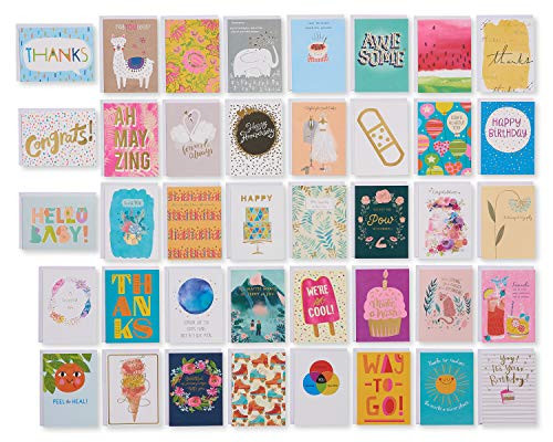 American Greetings All-Occasion Cards Assortment Birthday Thank You Thinking of You Congratulations   More 40-Count