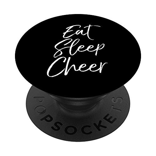 Cute Cheerleading Gift for Cheerleader Girls Eat Sleep Cheer PopSockets PopGrip Swappable Grip for Phones Tablets Cute Cheerleading Gift for Cheerleader Girls Eat Sleep Cheer PopSockets PopGrip Swappable Grip for Phones Tablets
