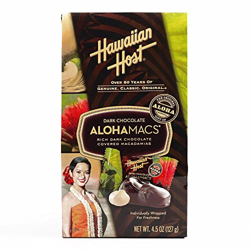Hawaiian Host Dark Chocolate Alohamacs 4_5 oz each 1 Item Per Order not per case Hawaiian Host Dark Chocolate Alohamacs 4_5 oz each 1 Item Per Order not per case