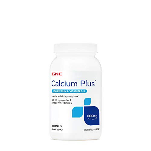 GNC Calcium Plus with Magnesium   Vitamin D-3 600mg