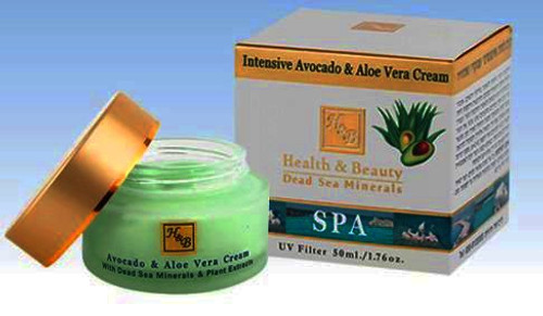 Health and Beauty Dead Sea Minerals Intensive Avocado   aloe Vera Cream