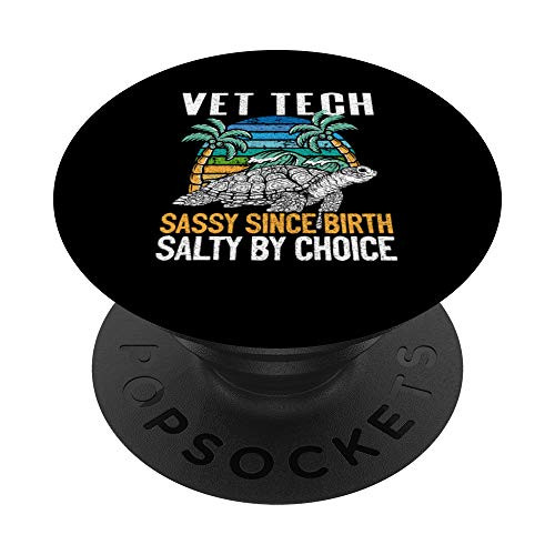 Vet Tech Beach Lover Quote - Veterinary Technician Gift PopSockets PopGrip Swappable Grip for Phones Tablets Vet Tech Beach Lover Quote - Veterinary Technician Gift PopSockets PopGrip Swappable Grip for Phones Tablets